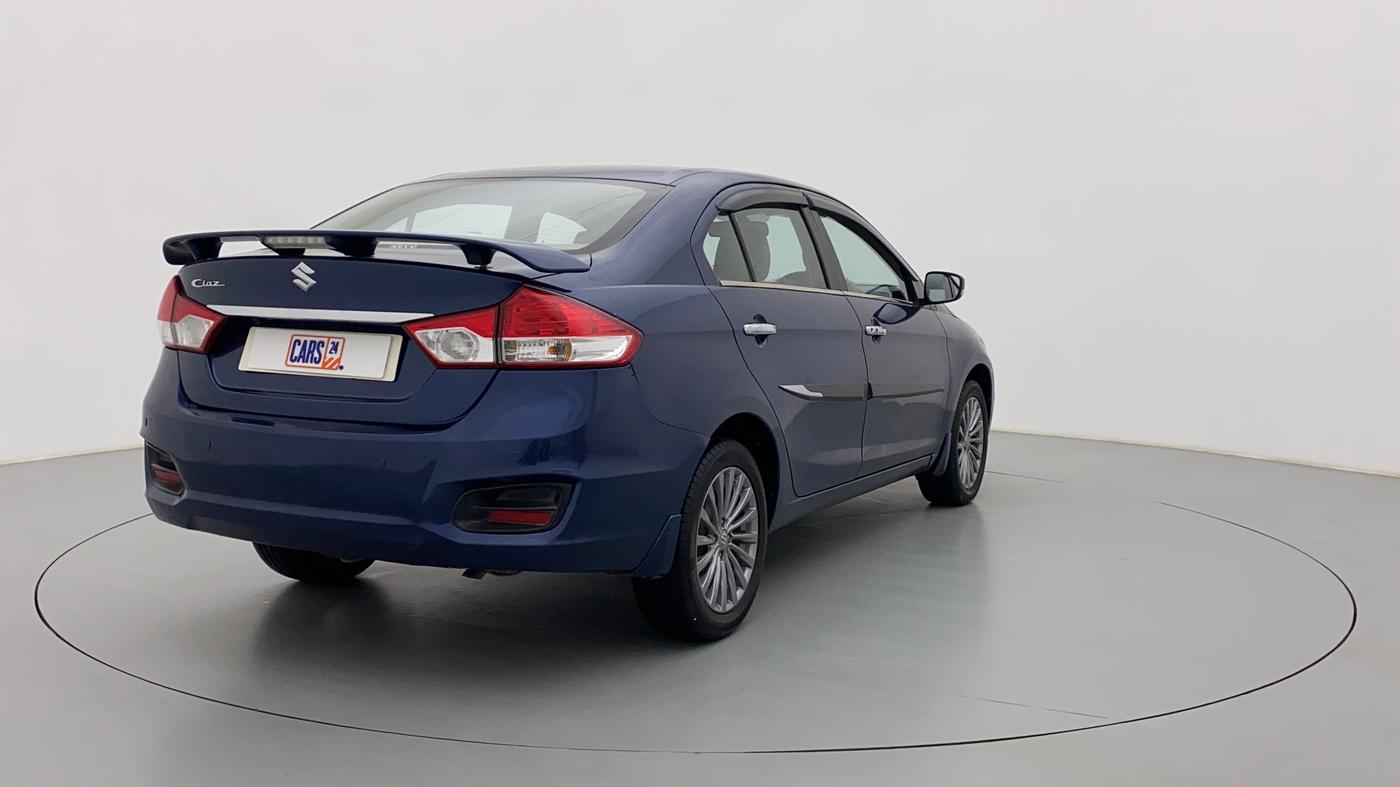 2018 Maruti Ciaz ALPHA 1.4 VVT AMT, Petrol, Automatic, 74,870 km, Right Back Diagonal
