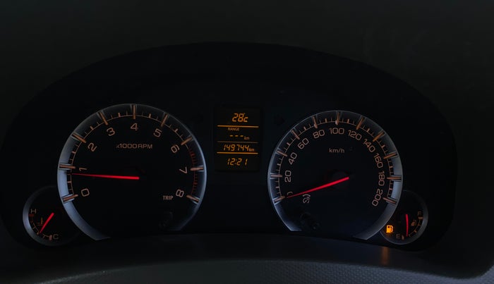 2017 Maruti Ertiga ZXI+, Petrol, Manual, 1,49,740 km, Odometer Image