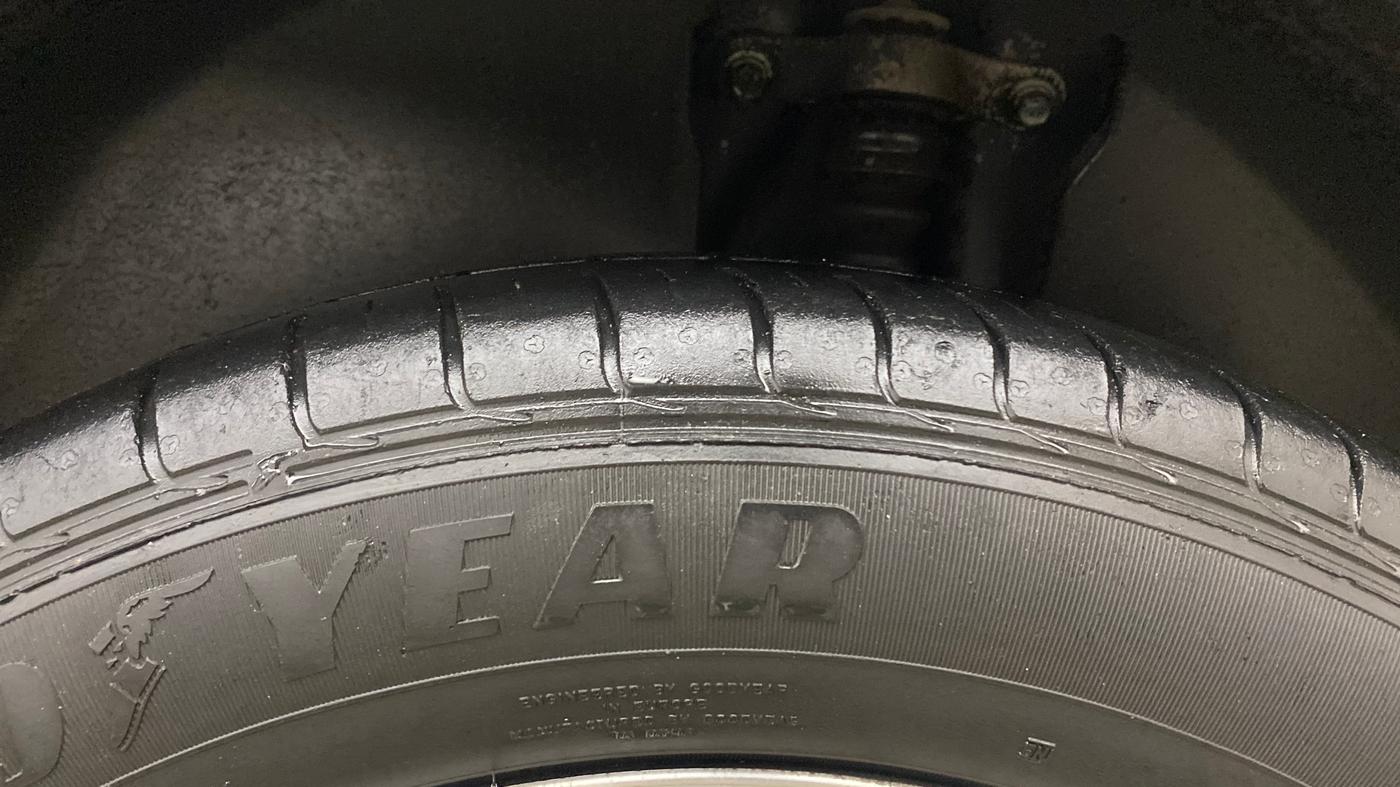 2021 Hyundai Creta SX (O) AT 1.5 DIESEL, Diesel, Automatic, 96,676 km, Left Rear Tyre Tread