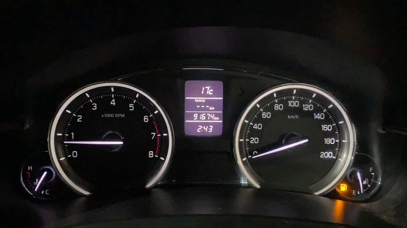 2014 Maruti Ciaz VXI+, Petrol, Manual, 91,723 km, Odometer Image