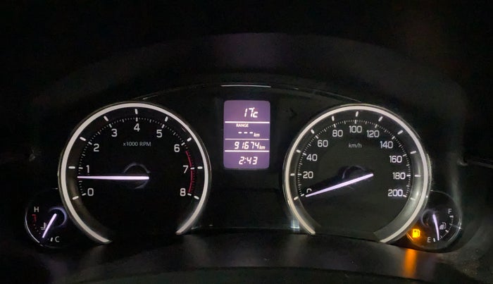 2014 Maruti Ciaz VXI+, Petrol, Manual, 91,661 km, Odometer Image