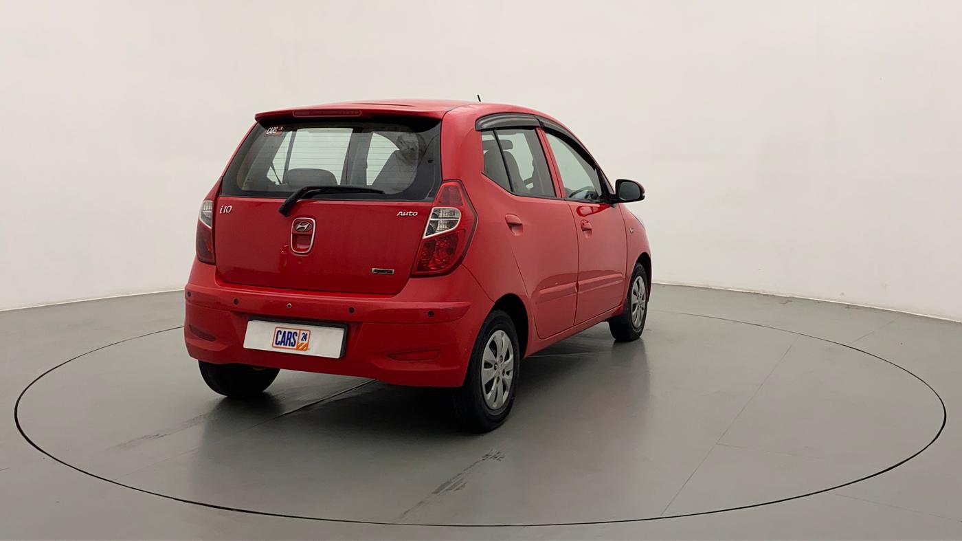 2011 Hyundai i10 SPORTZ 1.2 AT, Petrol, Automatic, 65,895 km, Right Back Diagonal