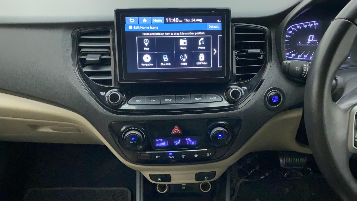 2021 Hyundai Verna SX (O) 1.5 CRDI AT, Diesel, Automatic, 63,807 km, Air Conditioner