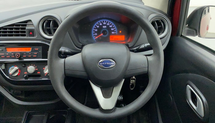 2018 Datsun Redi Go 1.0 T(O) AT, Petrol, Automatic, 60,903 km, Steering Wheel Close Up