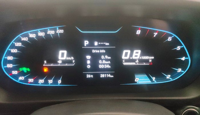 2021 Hyundai NEW I20 ASTA (O) 1.0 TURBO GDI DCT, Petrol, Automatic, 28,113 km, Odometer Image