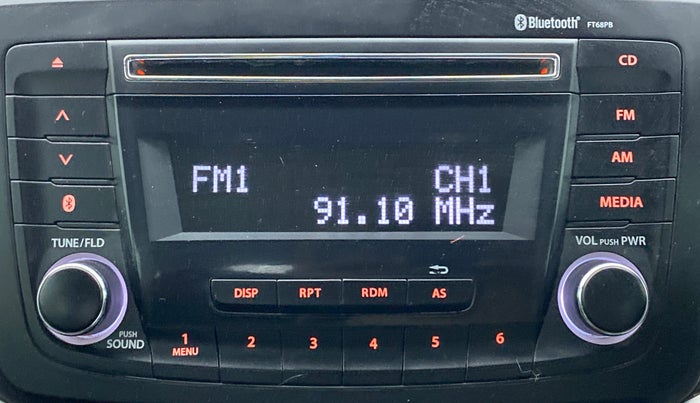 2018 Maruti Baleno ZETA PETROL 1.2, CNG, Manual, 53,715 km, Infotainment System