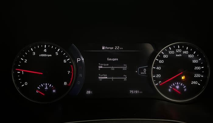 2019 KIA SELTOS GTX AT 1.4 PETROL, Petrol, Automatic, 75,146 km, Odometer Image