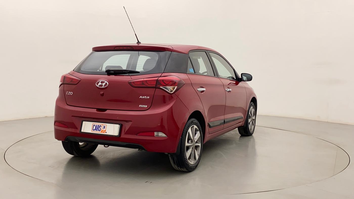 2015 Hyundai Elite i20 ASTA 1.2, Petrol, Manual, 38,510 km, Right Back Diagonal