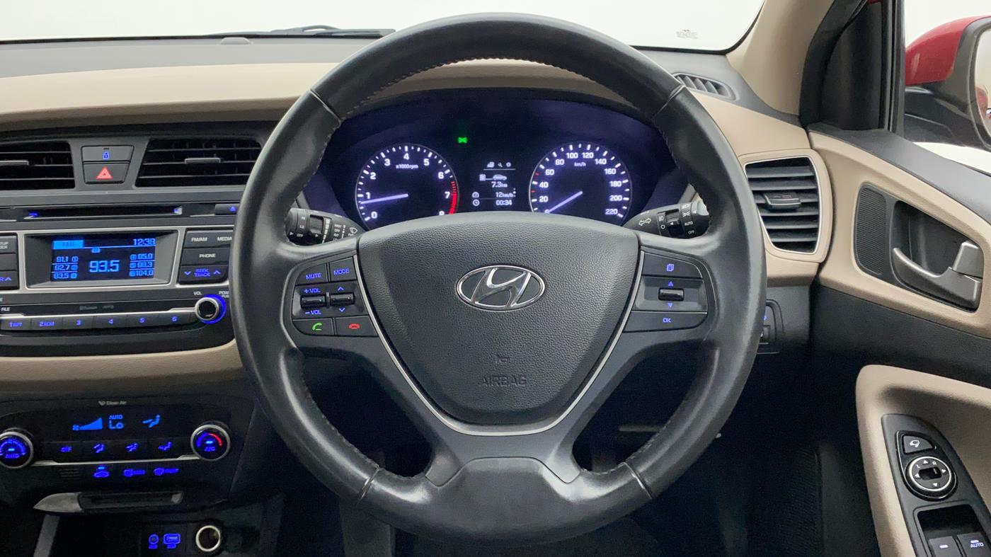 2015 Hyundai Elite i20 ASTA 1.2, Petrol, Manual, 38,510 km, Steering Wheel Close Up