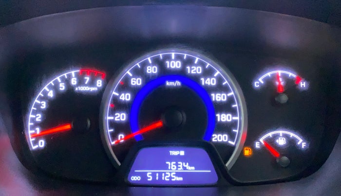 2018 Hyundai Grand i10 MAGNA 1.2 KAPPA VTVT, Petrol, Manual, 51,125 km, Odometer Image