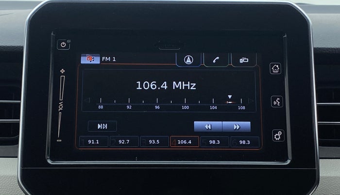 2018 Maruti IGNIS ALPHA 1.2 K12 AMT, Petrol, Automatic, 34,509 km, Infotainment System