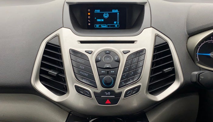 2014 Ford Ecosport TITANIUM 1.0L ECOBOOST, Petrol, Manual, 1,21,782 km, Infotainment System