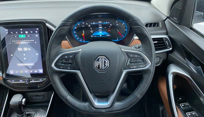 2020 MG HECTOR PLUS SHARP DCT, Petrol, Automatic, 18,504 km, Steering Wheel Close Up