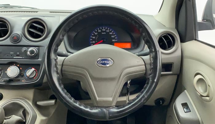 2014 Datsun Go T, Petrol, Manual, 22,272 km, Steering Wheel Close Up
