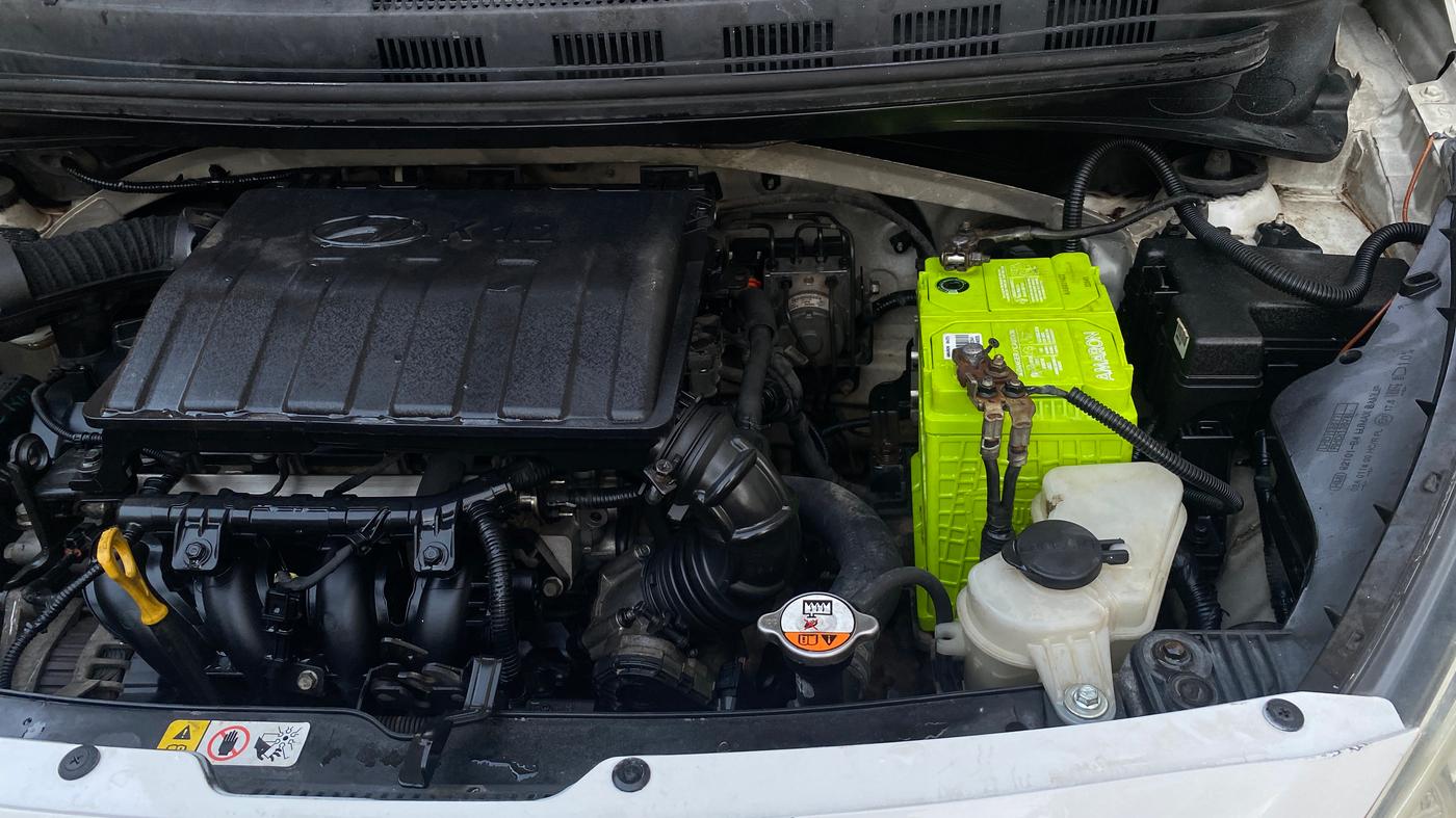 2014 Hyundai Xcent S (O) 1.2, Petrol, Manual, 93,735 km, Engine View - Left