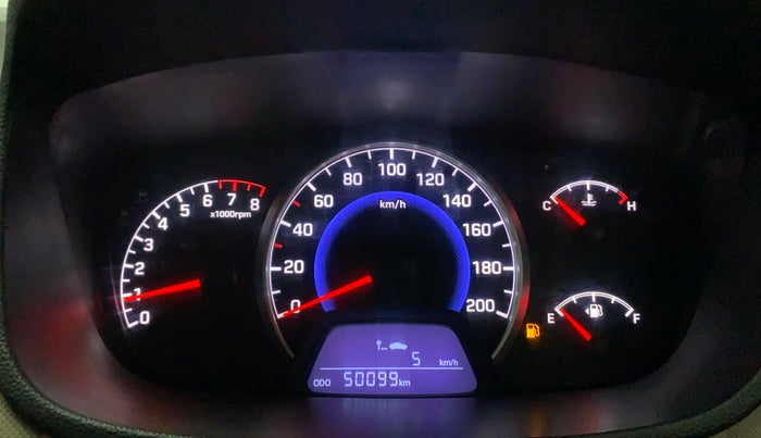 2017 Hyundai Grand i10 SPORTZ (O) 1.2 KAPPA VTVT, Petrol, Manual, 50,093 km, Odometer Image