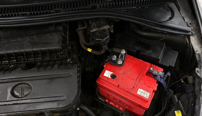 2021 Tata TIGOR XZA PLUS PETROL, Petrol, Automatic, 1,13,281 km, Engine View - Left