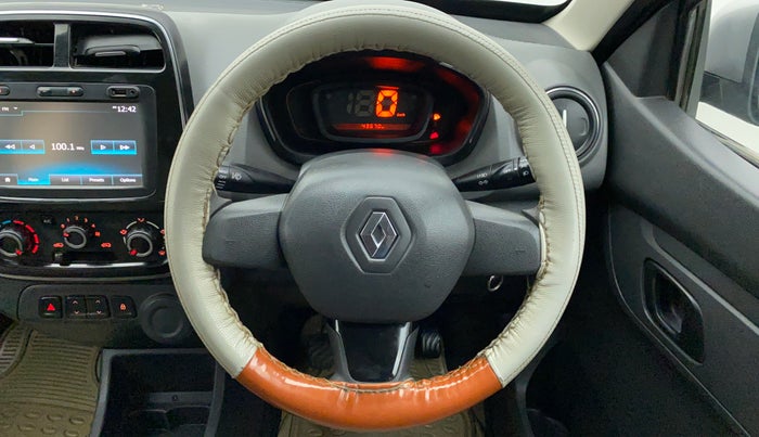 2016 Renault Kwid 1.0 RXT, Petrol, Manual, 44,456 km, Steering Wheel Close Up