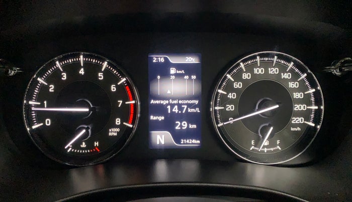 2023 Maruti Baleno ZETA 1.2 AGS, Petrol, Automatic, 21,447 km, Odometer Image
