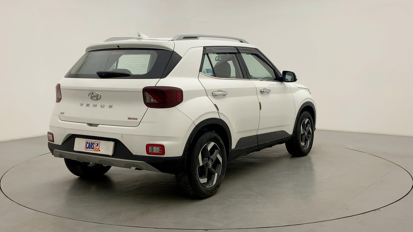 2021 Hyundai VENUE SX 1.0 (O) TURBO, Petrol, Manual, 13,011 km, Right Back Diagonal