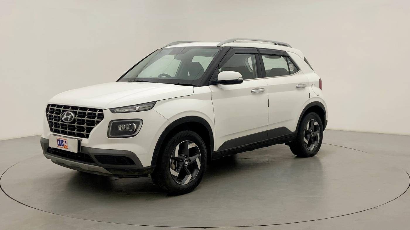 2021 Hyundai VENUE SX 1.0 (O) TURBO, Petrol, Manual, 13,011 km, Left Front Diagonal