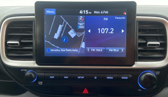 2021 Hyundai VENUE SX 1.0 (O) TURBO, Petrol, Manual, 13,011 km, Infotainment System