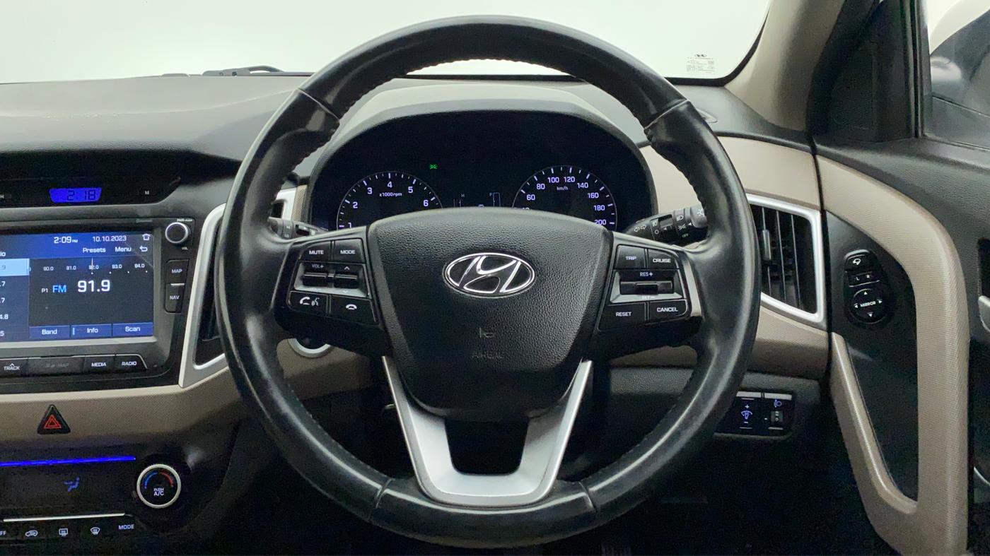 2019 Hyundai Creta SX 1.6 PETROL, Petrol, Manual, 56,549 km, Steering Wheel Close Up
