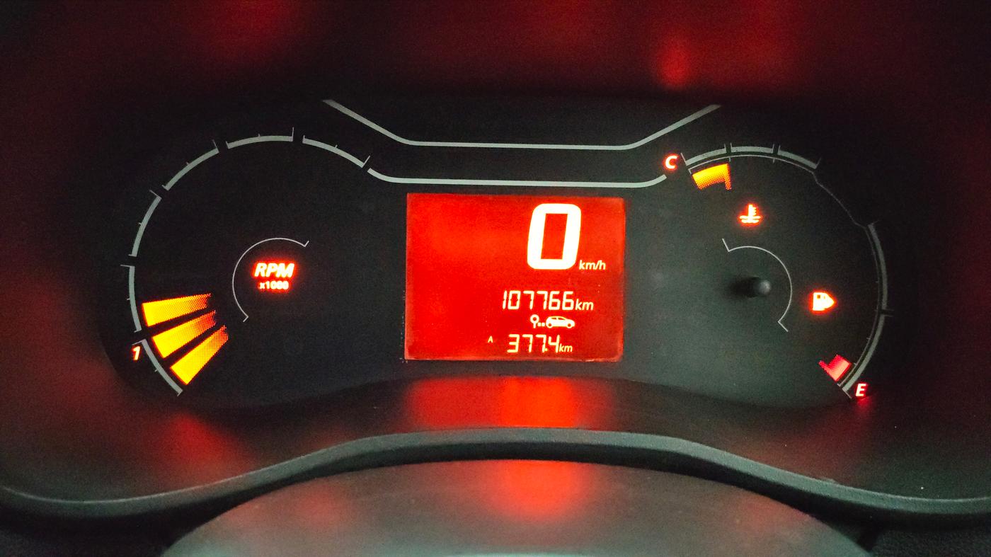 2022 Renault Kwid RXL 0.8 (O), Petrol, Manual, 1,07,745 km, Odometer Image
