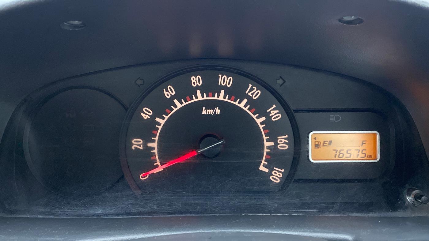 2011 Maruti Alto K10 LXI P, Petrol, Manual, 76,856 km, Odometer Image