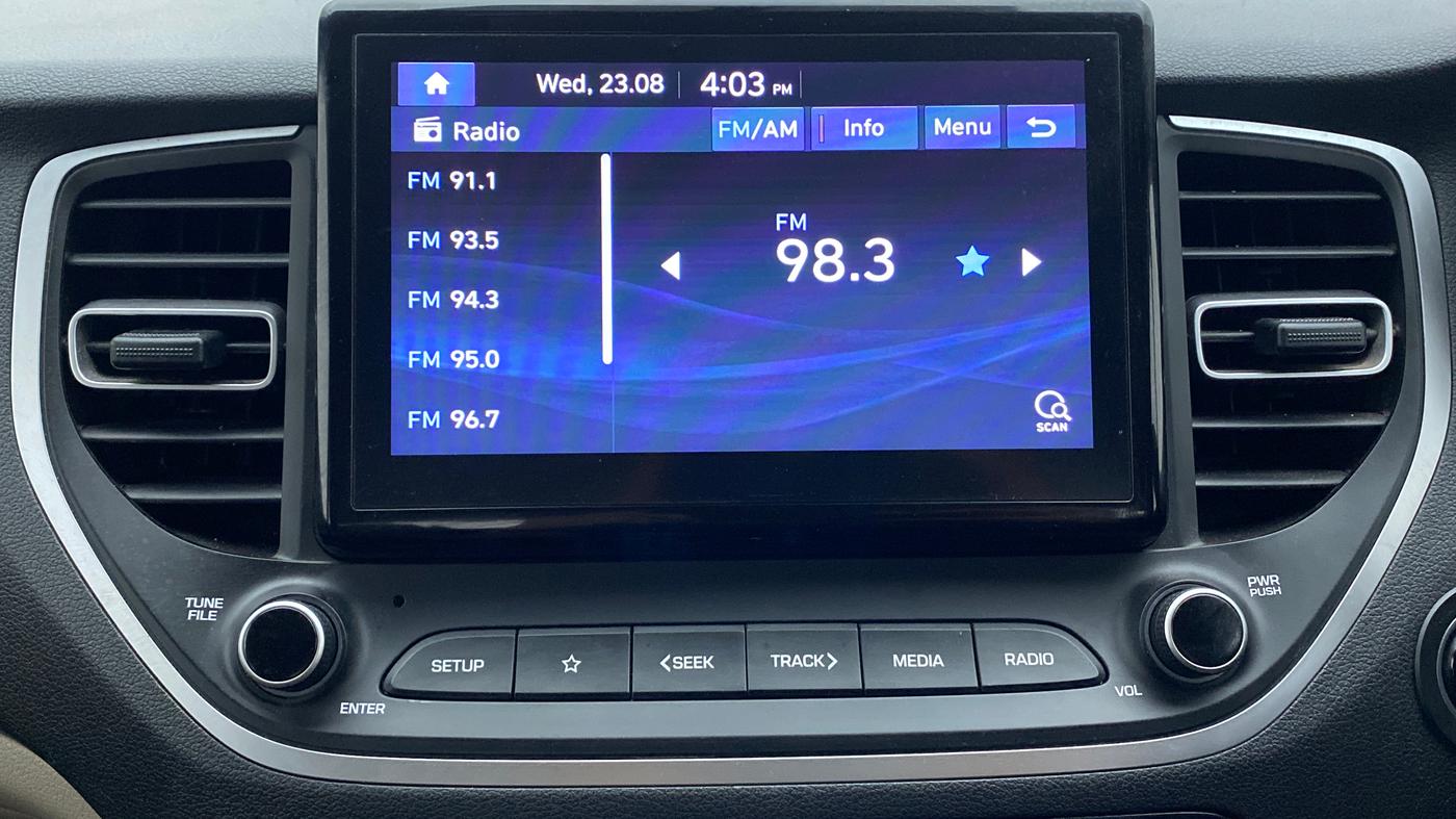2022 Hyundai Verna SX 1.5 VTVT IVT, Petrol, Automatic, 16,626 km, Infotainment System