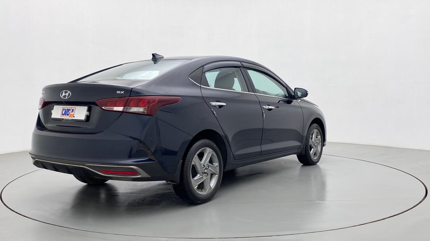 2022 Hyundai Verna SX 1.5 VTVT IVT, Petrol, Automatic, 16,626 km, Right Back Diagonal