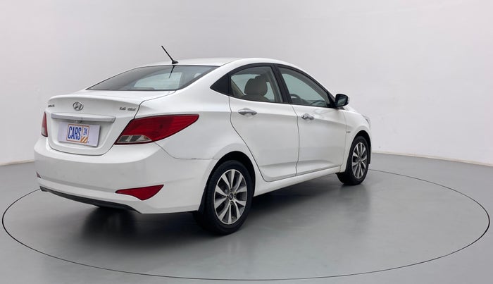 2015 Hyundai Verna 1.6 VTVT SX, Petrol, Manual, 62,728 km, Right Back Diagonal