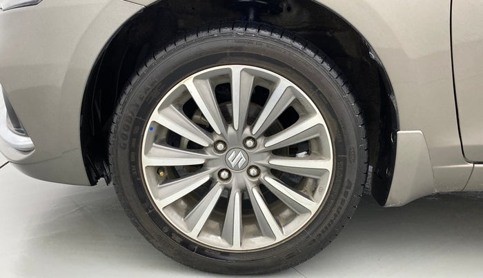 2021 Maruti Ciaz ALPHA  AT 1.5 SHVS PETROL, Petrol, Automatic, 14,010 km, Left Front Wheel