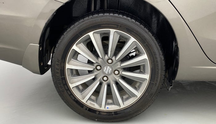 2021 Maruti Ciaz ALPHA  AT 1.5 SHVS PETROL, Petrol, Automatic, 14,010 km, Right Rear Wheel