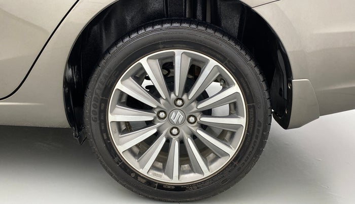 2021 Maruti Ciaz ALPHA  AT 1.5 SHVS PETROL, Petrol, Automatic, 14,010 km, Left Rear Wheel