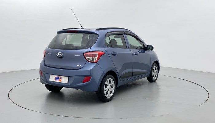 2016 Hyundai Grand i10 SPORTZ 1.2 KAPPA VTVT, Petrol, Manual, 62,920 km, Right Back Diagonal