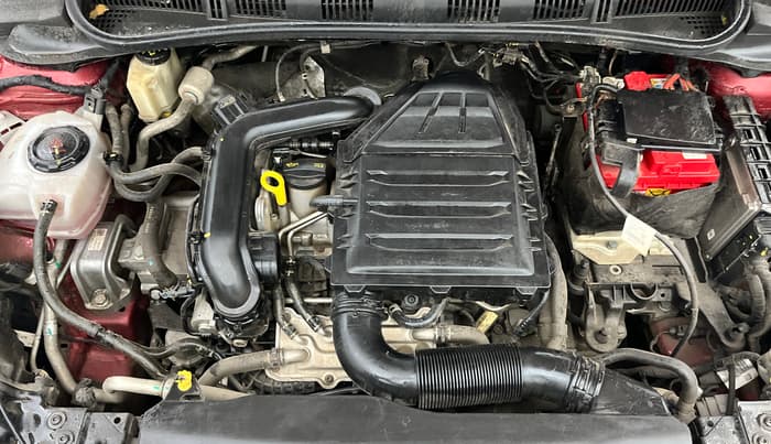 2022 Volkswagen VIRTUS HIGHLINE TSI 1.0 AT, Petrol, Automatic, 66,880 km, Engine View