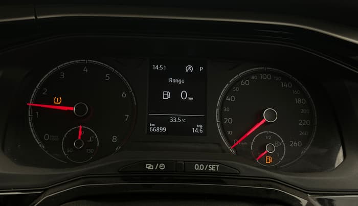 2022 Volkswagen VIRTUS HIGHLINE TSI 1.0 AT, Petrol, Automatic, 66,880 km, Odometer Image