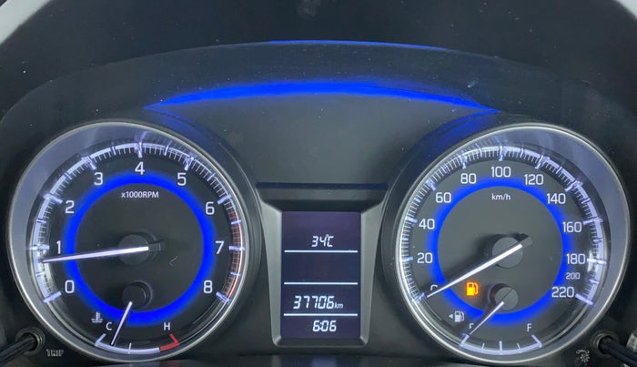 2017 Maruti Baleno DELTA PETROL 1.2, Petrol, Manual, 37,706 km, Odometer Image