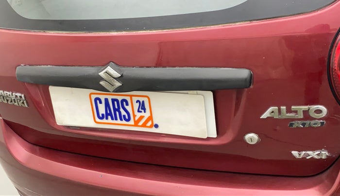 2011 Maruti Alto K10 VXI, Petrol, Manual, 16,237 km, Dicky (Boot door) - Minor scratches