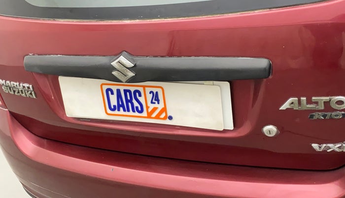 2011 Maruti Alto K10 VXI, Petrol, Manual, 16,237 km, Dicky (Boot door) - Slightly dented