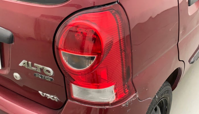 2011 Maruti Alto K10 VXI, Petrol, Manual, 16,237 km, Right tail light - < 2 inches,no. = 2