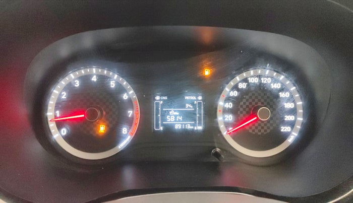 2022 Hyundai GRAND I10 NIOS SPORTZ 1.2 KAPPA VTVT CNG, CNG, Manual, 89,203 km, Odometer Image