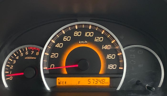 2016 Maruti Wagon R 1.0 VXI, Petrol, Manual, 57,421 km, Odometer Image