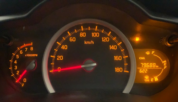 2017 Maruti Celerio VXI CNG, CNG, Manual, 79,682 km, Odometer Image