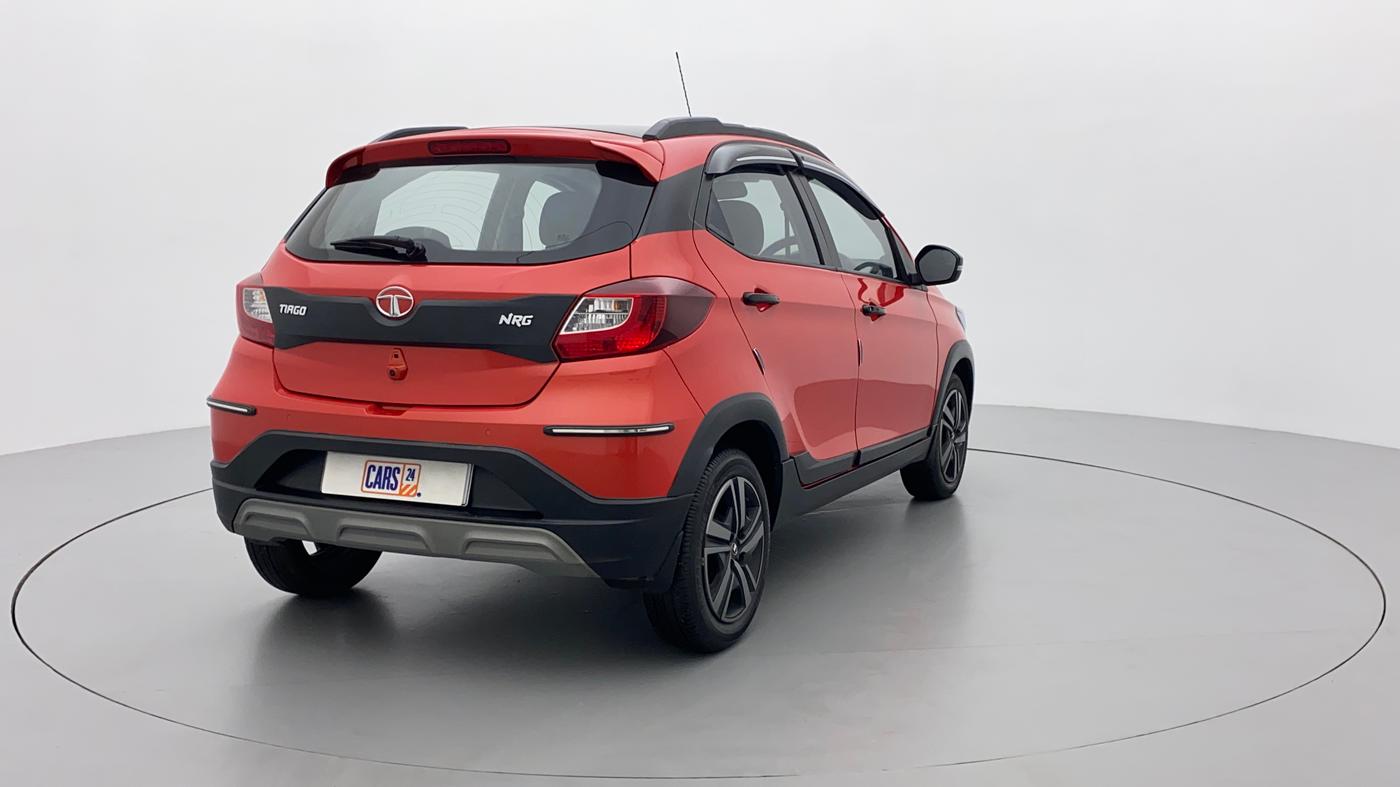2022 Tata TIAGO NRG XZ AMT, Petrol, Automatic, 5,335 km, Right Back Diagonal