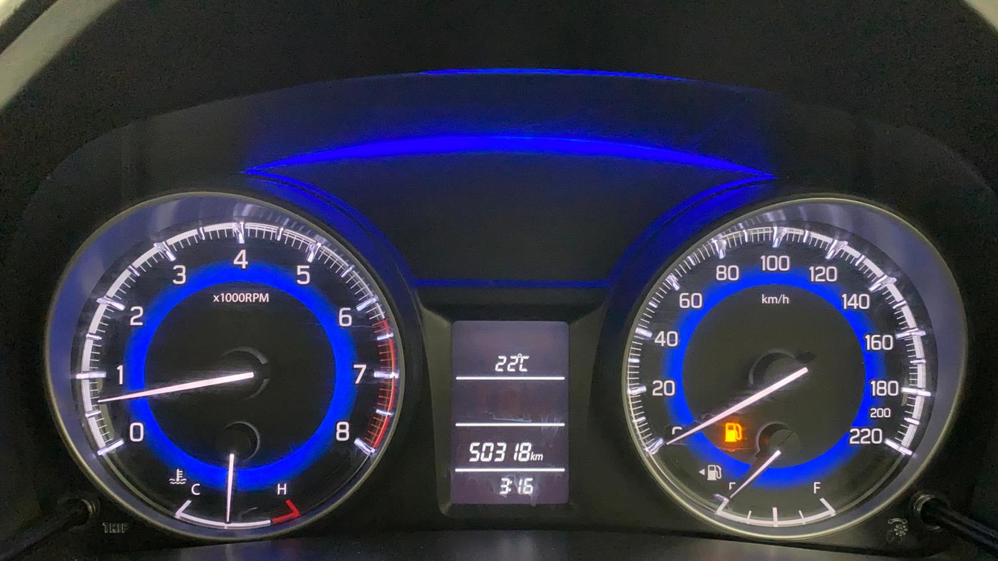 2016 Maruti Baleno DELTA PETROL 1.2, Petrol, Manual, 50,318 km, Odometer Image