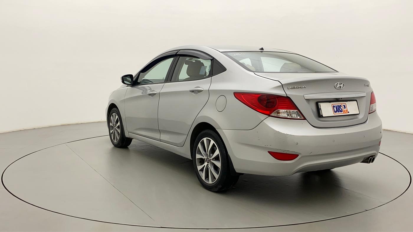 2014 Hyundai Verna FLUIDIC 1.6 VTVT SX AT, Petrol, Automatic, 55,030 km, Left Back Diagonal