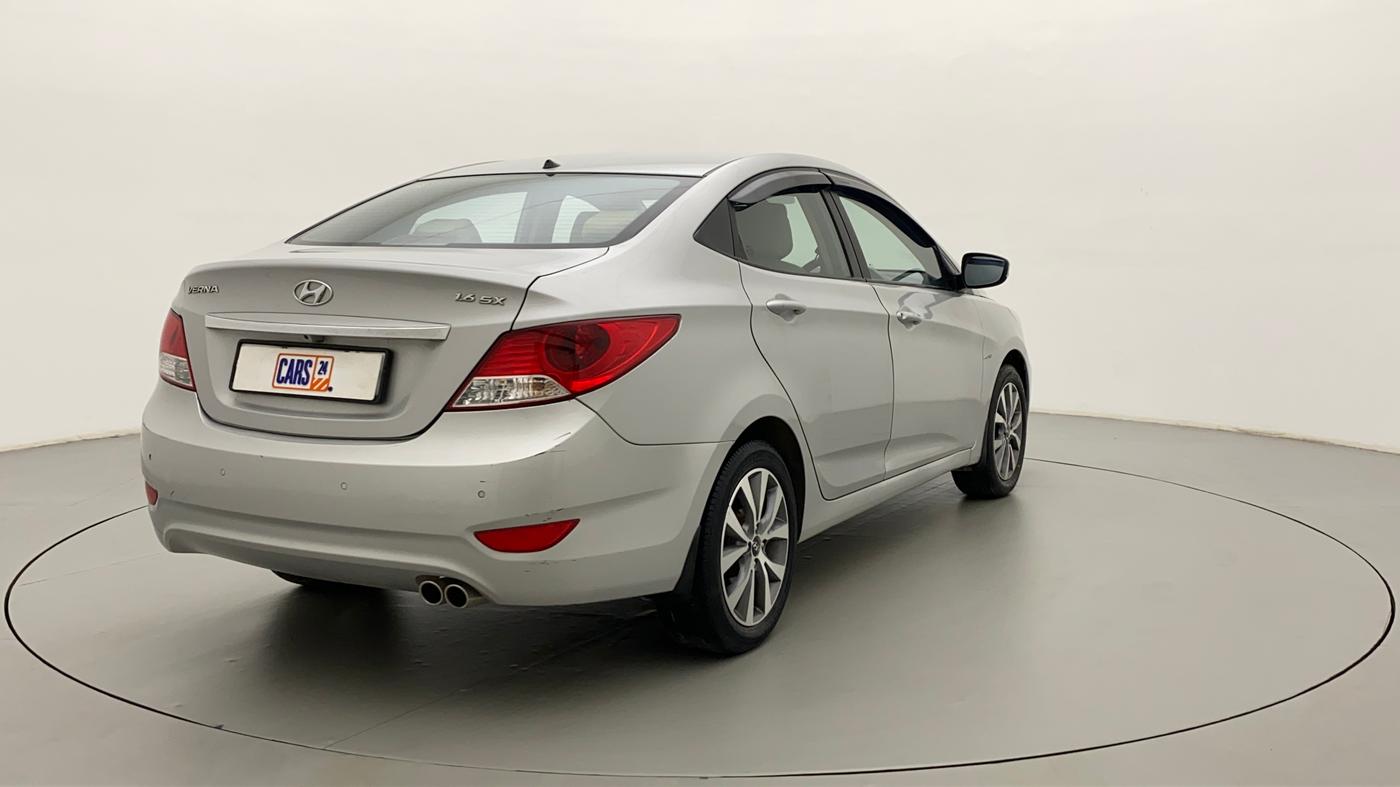 2014 Hyundai Verna FLUIDIC 1.6 VTVT SX AT, Petrol, Automatic, 55,030 km, Right Back Diagonal