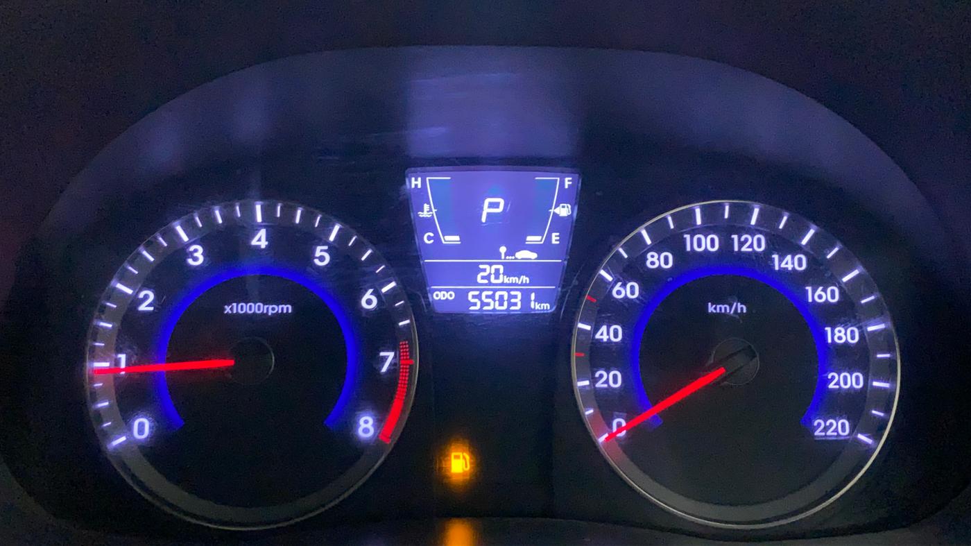2014 Hyundai Verna FLUIDIC 1.6 VTVT SX AT, Petrol, Automatic, 55,030 km, Odometer Image